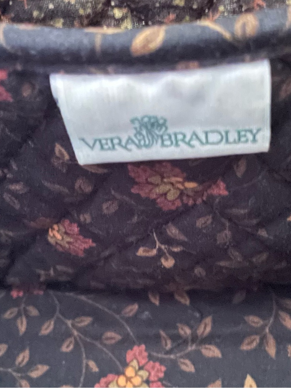 Vera Bradley Black Walnut Purse Wallet Set - Picture 3 of 12
